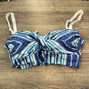 La Blanca Blue Stripped Bikini